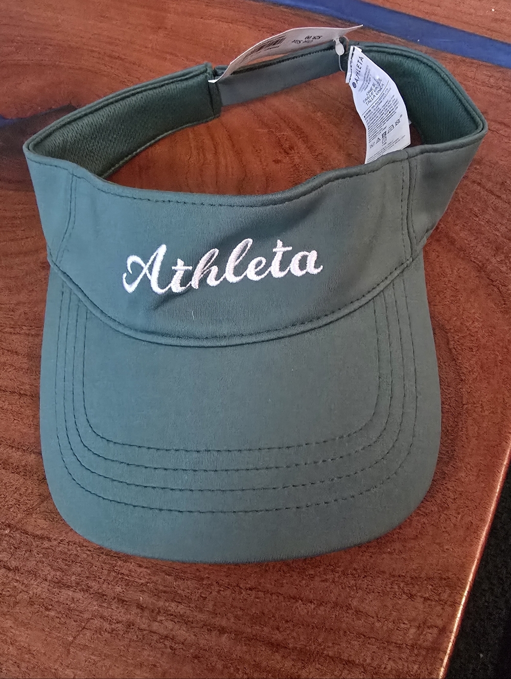 NWT Athleta Crosscourt Emerald Sports Visor